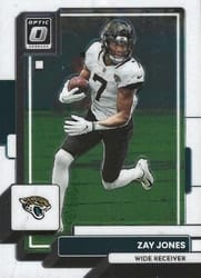 2022 Donruss Optic Base Set Zay Jones #89 card