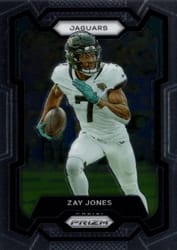 2023 Panini Prizm Base Set Zay Jones #141 card