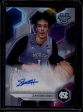 2023-24 Bowman University Best Best of 2023 Refractor Autographs Zayden High #B23-ZH card