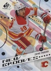 2025-26 SP Game Used New Grooves Zayne Parekh #NG-2 card