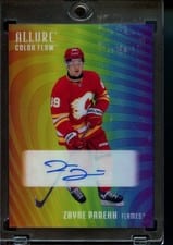 2025-26 Upper Deck Allure Color Flow Full Rainbow Auto Zayne Parekh #RA-ZP card