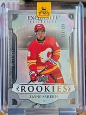 2025-26 Upper Deck Black Diamond Exquisite Rookies Zayne Parekh #R-ZP card