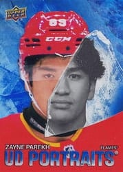 2025-26 Upper Deck UD Portraits Zayne Parekh #P-54 card