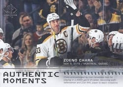 2019-20 SP Authentic Base Set Zdeno Chara #114 card