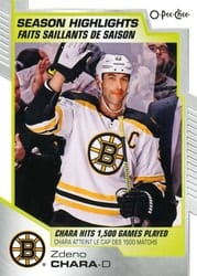 2020-21 O-Pee-Chee Base Set Zdeno Chara #595 card