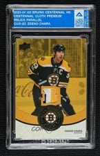 2023-24 Upper Deck Boston Bruins Centennial Centennial Cloth Premium Relics Zdeno Chara #CCR-ZC card