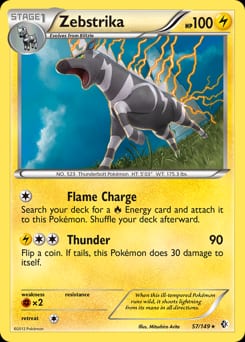 Boundaries Crossed Zebstrika #57 card