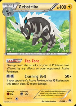 BREAKpoint Zebstrika #49 card