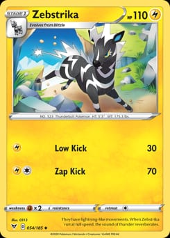 Vivid Voltage Zebstrika #54 card