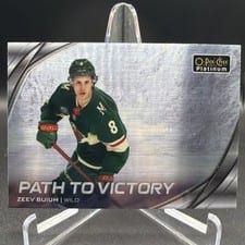 2025-26 O-Pee-Chee Platinum Path to Victory Zeev Buium #PV-24 card