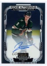 2025-26 O-Pee-Chee Platinum Rookie Autographs Zeev Buium #R-ZB card
