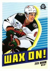 2025-26 O-Pee-Chee Wax On Zeev Buium #WO-13 card