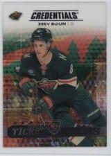 2025-26 Upper Deck Credentials Acetate Debut Ticket Access Zeev Buium #DTAA-ZB card