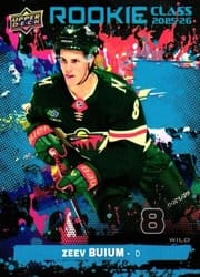 2025-26 Upper Deck Rookie Class Commemorations Zeev Buium #RC-24 card