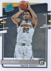 2020-21 Donruss Optic Base Set Zeke Nnaji #172 card