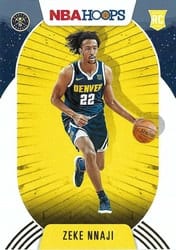 2020-21 Hoops Winter Base Set Zeke Nnaji #235 card