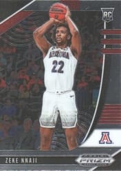 2020 Panini Prizm Draft Picks Base Set Zeke Nnaji #34 card