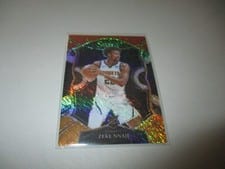 2020 Panini Select Zeke Nnaji Red White Orange Shimmer #82 card