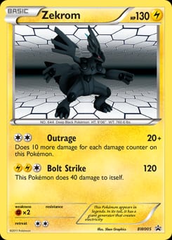 BW Black Star Promos Zekrom #BW005 card