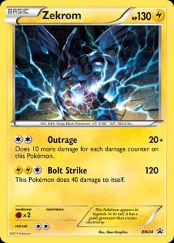 BW Black Star Promos Zekrom #BW24 card
