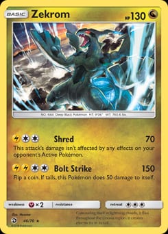 Dragon Majesty Zekrom #46 card