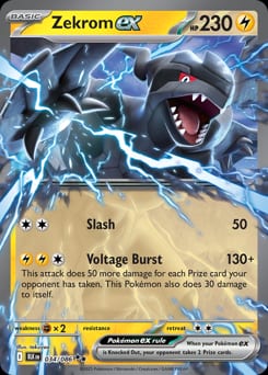 Black Bolt Zekrom ex #34 card