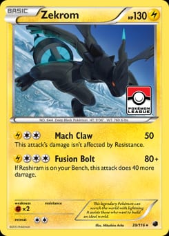 Plasma Freeze Zekrom #39 card
