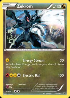 Roaring Skies Zekrom #64 card