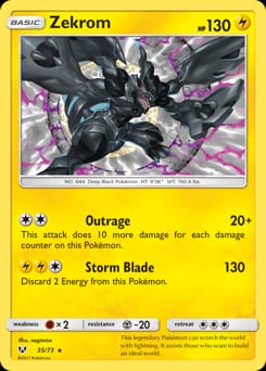 Shining Legends Zekrom #35 card