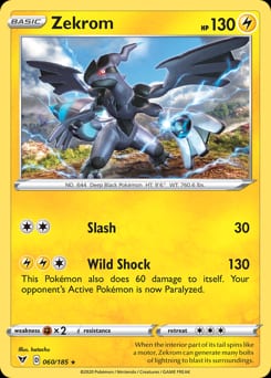 Vivid Voltage Zekrom #60 card