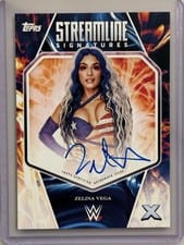 2025 Topps Exalted WWE Wrestling Streamline Signatures Zelina Vega #STS-ZVA card