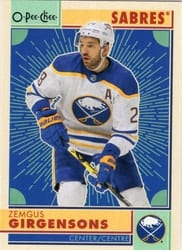 2022-23 O-Pee-Chee Retro Zemgus Girgensons #396 card