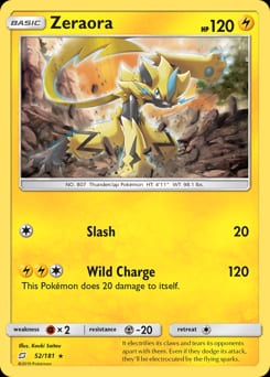 Team Up Zeraora #52 card