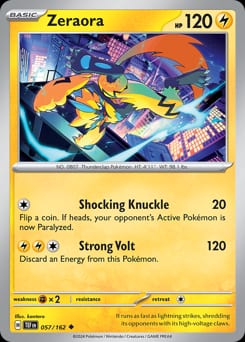 Temporal Forces Zeraora #57 card