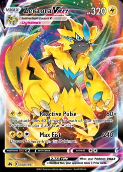 Crown Zenith Zeraora VMAX #54 card