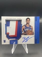2018 Panini National Treasures Zhaire Smith Patch Autograph #133 card