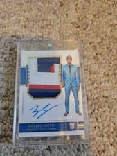 2018 Panini National Treasures Zhaire Smith Patch Autograph Fotl #133 card