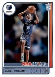 2021-22 Hoops Base Set Ziaire Williams #211 card