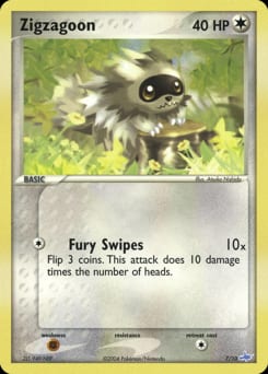 EX Trainer Kit Latios Zigzagoon #7 card