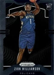 2019-20 Panini Prizm Base Set Zion Williamson #248 card