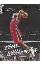 2019 Panini Chronicles Zion Williamson Blue #143 card