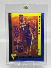 2019 Panini Chronicles Zion Williamson Blue #584 card
