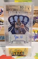 2019 Panini Crown Royale Rookie Autographs Zion Williamson Purple #CR-ZWL