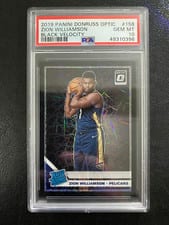 Zion Williamson 2019 Panini Donruss Optic card