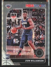 2019 Panini Hoops Zion Williamson #258 card