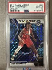 2019 Panini Mosaic Zion Williamson #269 card
