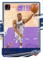 2020-21 Clearly Donruss Base Set Zion Williamson #7 card
