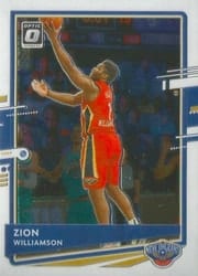 2020-21 Donruss Optic Base Set Zion Williamson #40 card