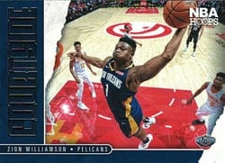2020-21 Hoops Courtside Zion Williamson #13 card