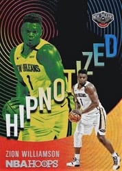 2020-21 Hoops Hipnotized Zion Williamson #4 card